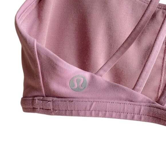 Lululemon Love Knot Bra Vintage Mauve Size 4 Light Support - Picture 8 of 9